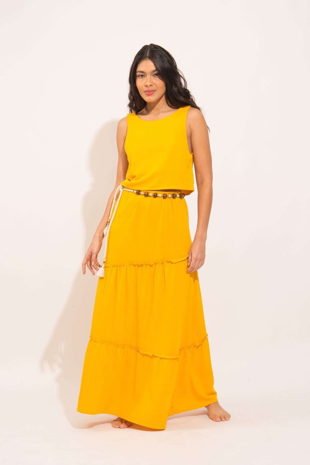 SAIA TRANSPASSADA - AMARELO SOL