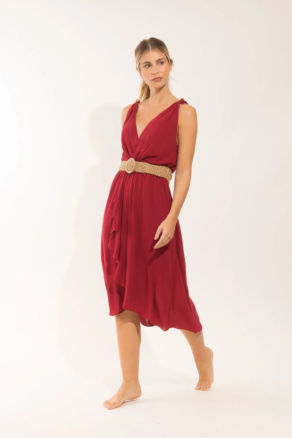 VESTIDO CACHECOURE - VERMELHO DIVINO