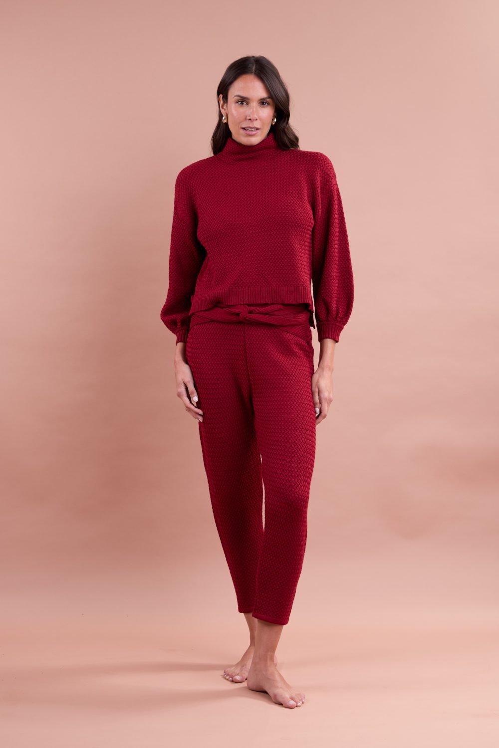 CALÇA ALICE TRICOT - VERMELHO PROFUNDO