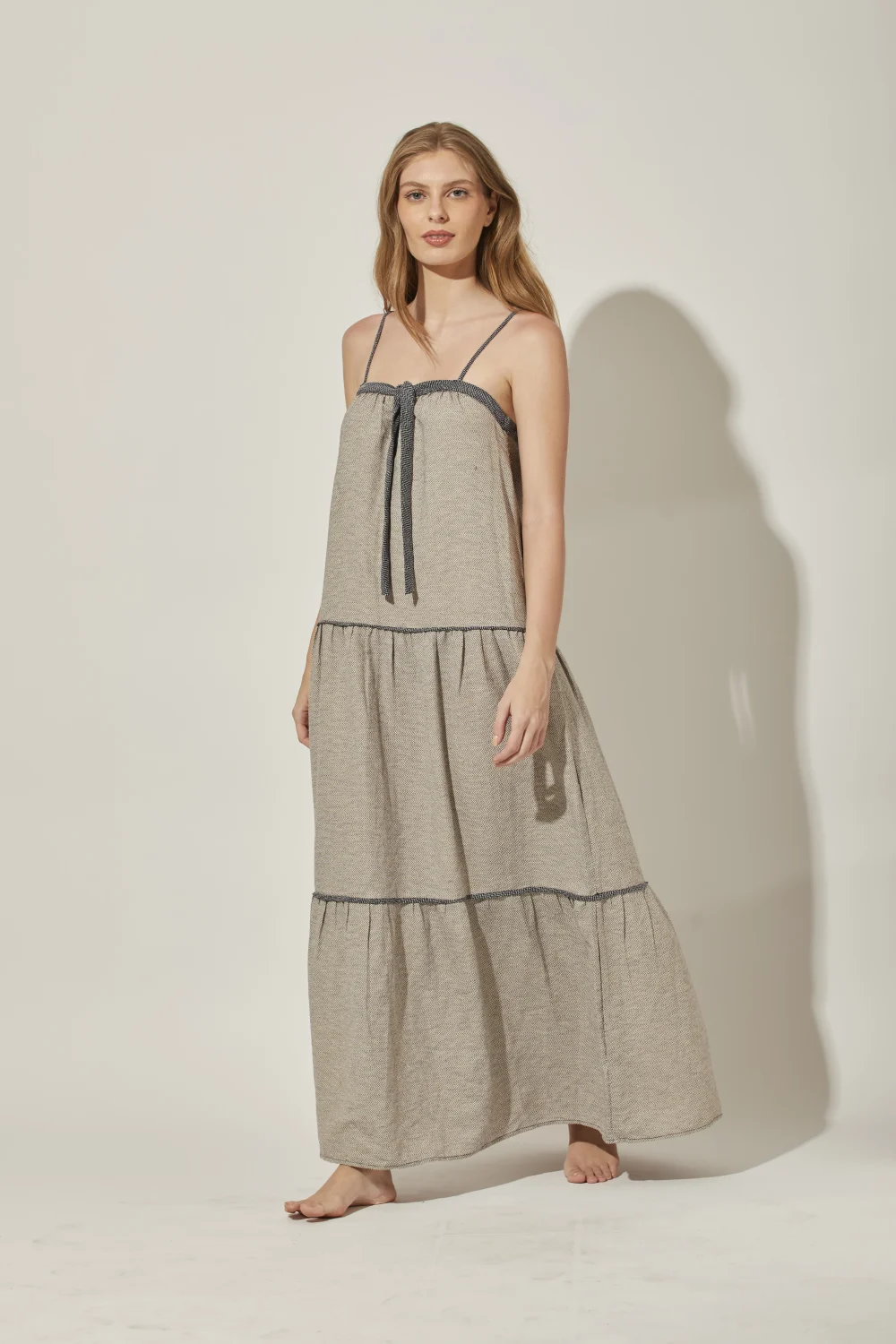 VESTIDO RITA LAÇO - MAR PROFUNDO